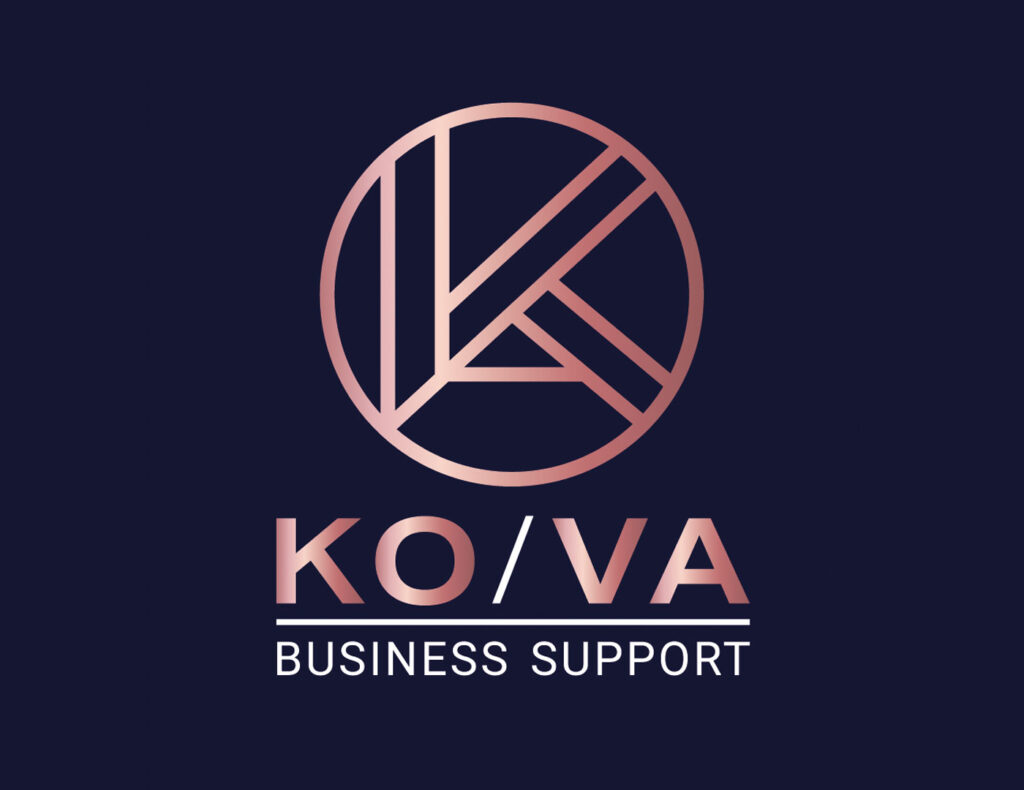 KO/VA Business Support Logo design